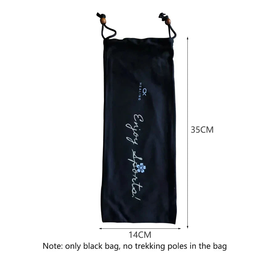 HEALING Ultra Light 115G Trekking Pole Carbon Folding