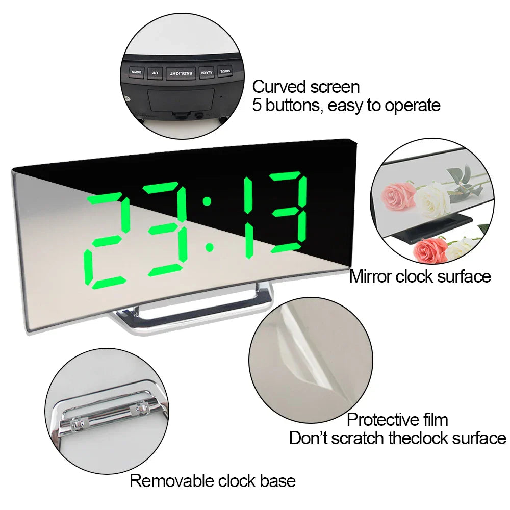 Led Alarm Clock Digital Children Electronic Alarm Clocks