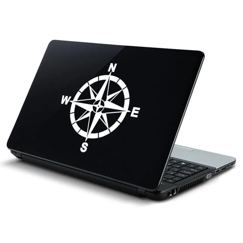 Compass Vinyl Decorative Laptop Decal for Macbook M2