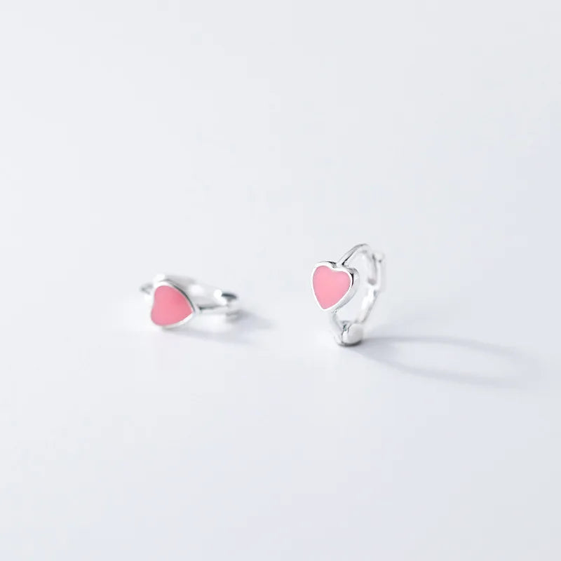 WOOZU 925 Sterling Silver INS Minimalism Sweet Love