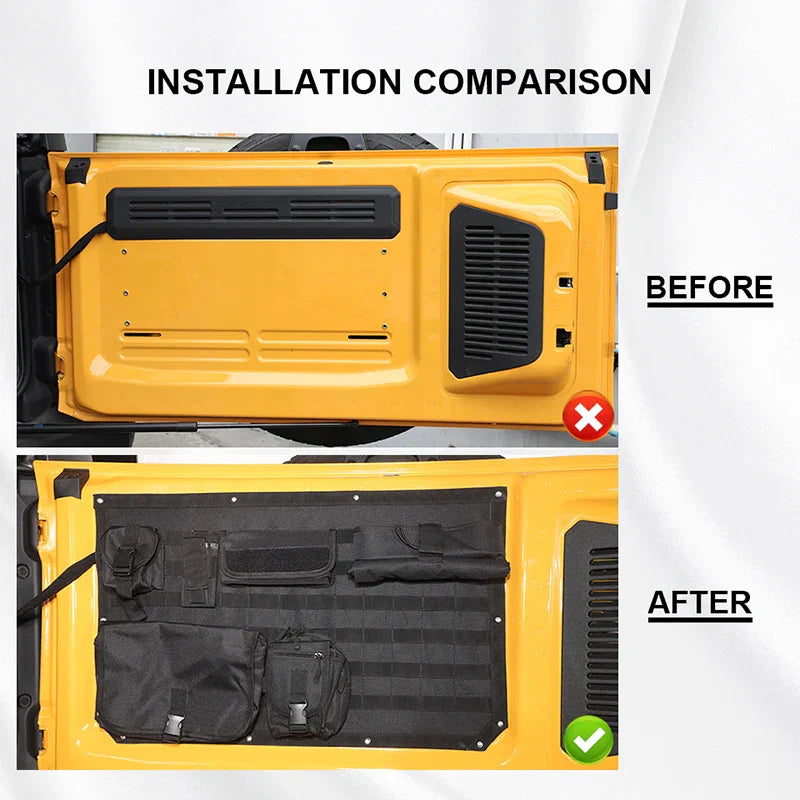 BAWA Multifunction Car Tailgate Storage Organizer Bag for