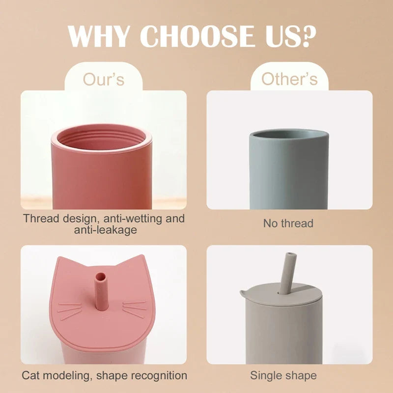 Let's Make Baby Feeding Straw Cup Baby Learning