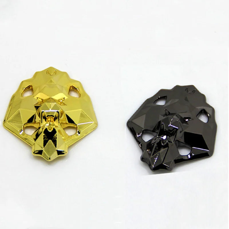 24k Mirror Electroplated Polygonal NonFade Metal Shoelace Buckle