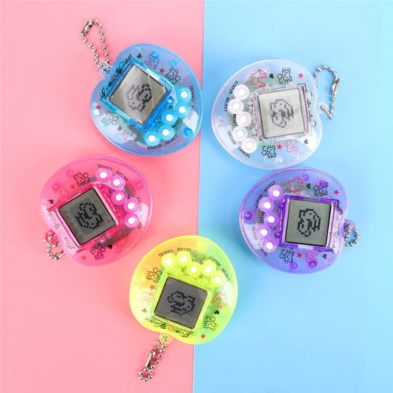 Electronic Pet Machine Handheld Game Machine Black And