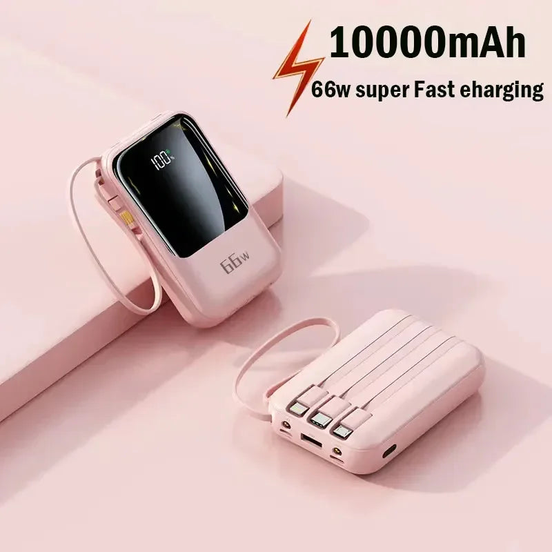 50000mAh Mobile Power Supply With BuiltIn Cable 66W
