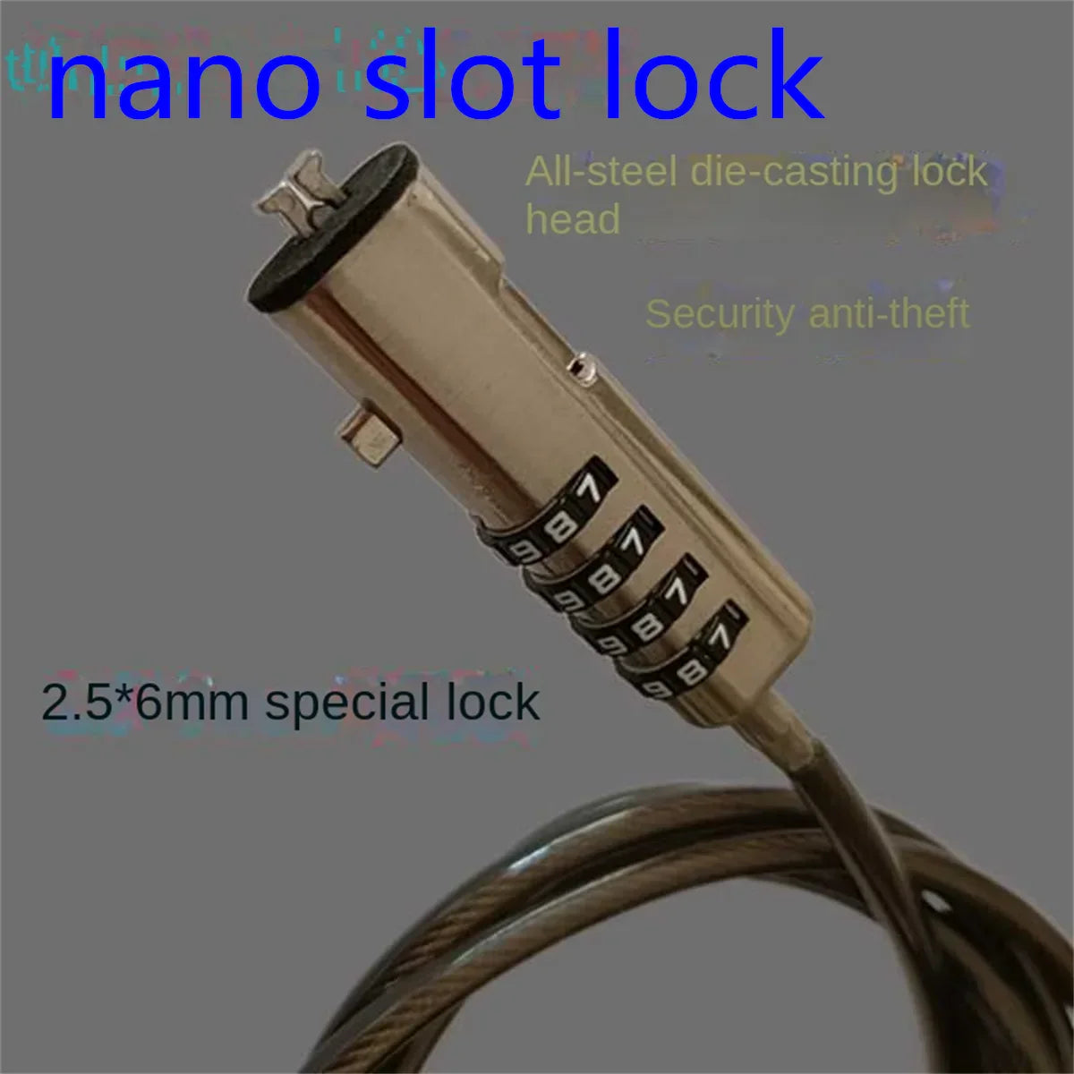 Suitable for Laptop Nano-lock Slot Notebook Computer Anti-theft