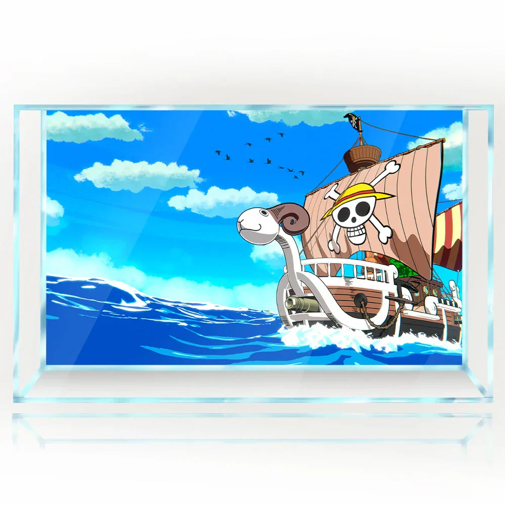 Aquarium Background Sticker One Piece Cartoon Anime
