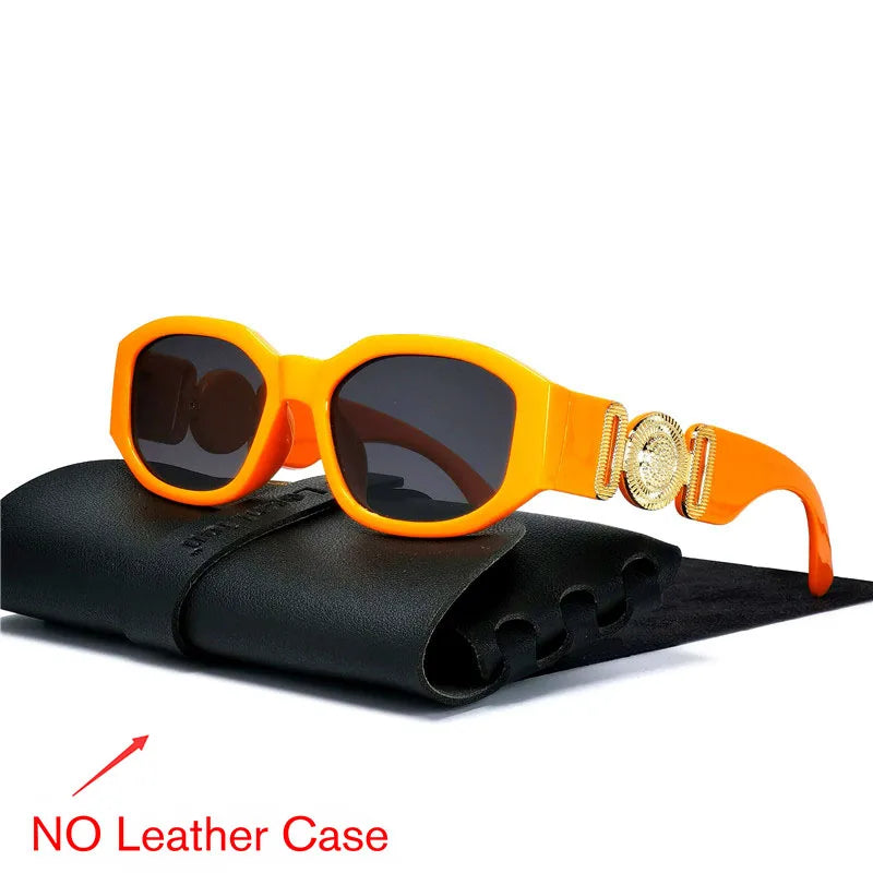 LeonLion Vintage Oval Sunglasses Women Brand Designer Glasses