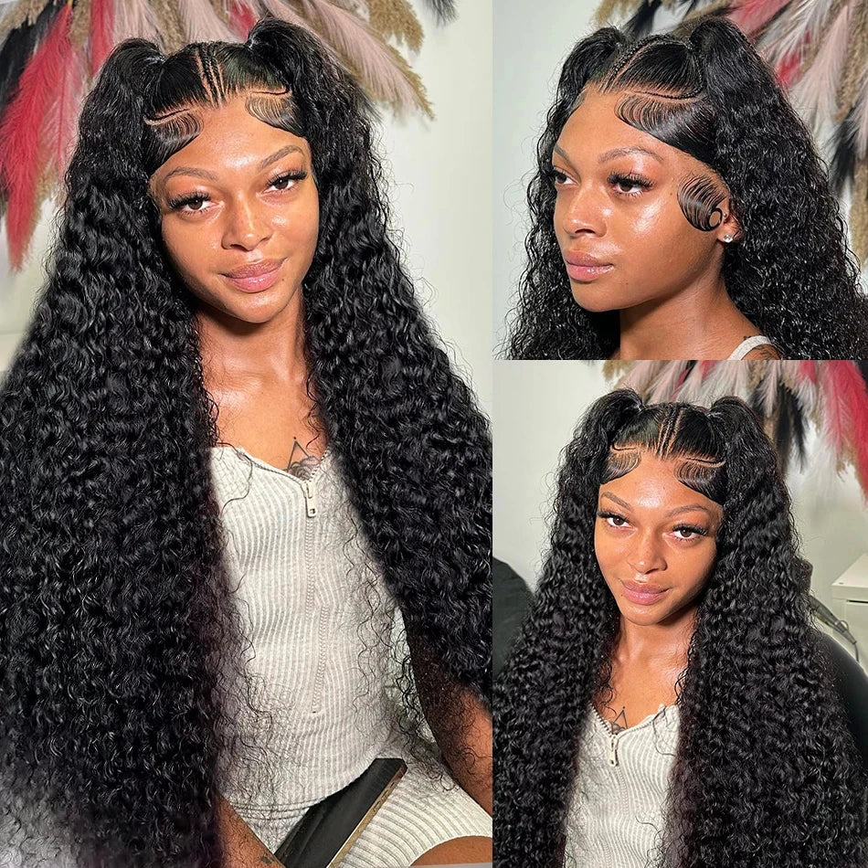 Brazilian 30 inch 13x6 HD Transparent Loose Curly