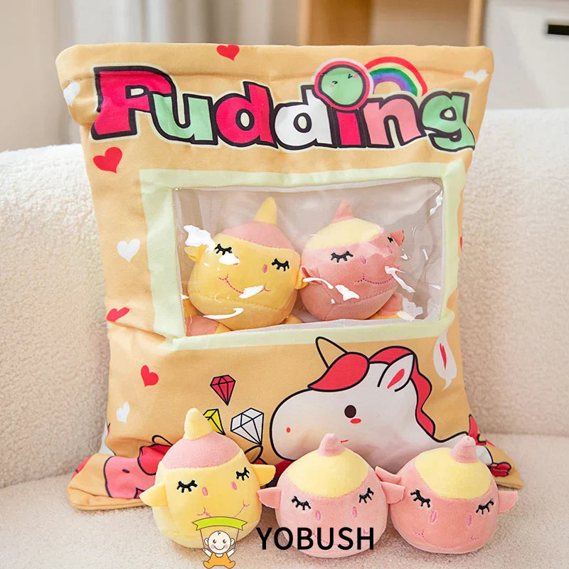 Cartoon Ramen Puff Cookie Bag Bubble Tea Plush