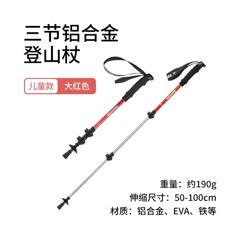 Naturehike 3 Node Adjustable Trekking Pole Ultralight Aluminum