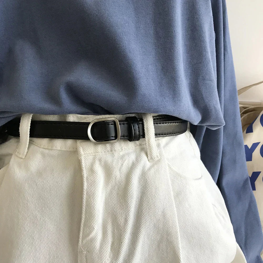 Fashion Luxury No-hole Buckle for Women Belt Luxury