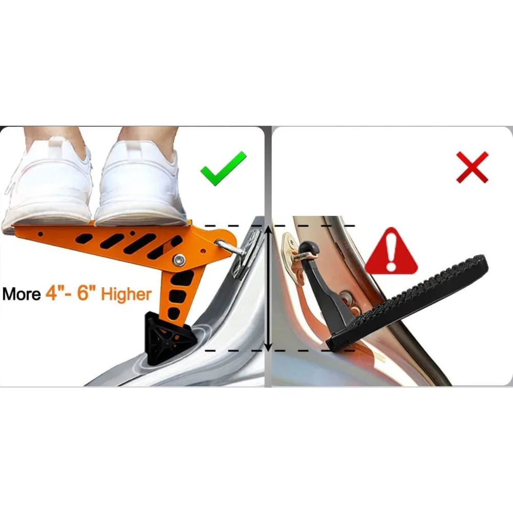 Universal 440 Lbs Aluminum Car Roof Rack Step