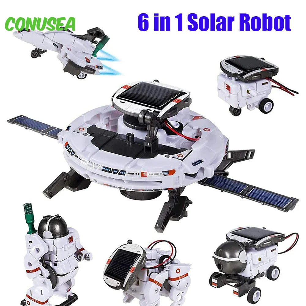 Creative In Solar Robot Car Space Ship Toys