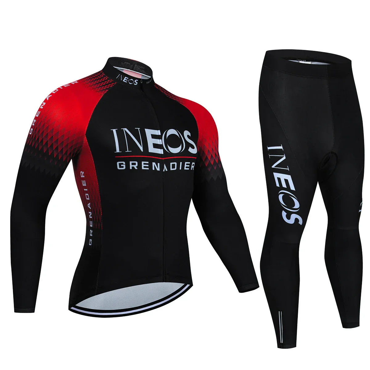 Ineos Grenadier Autumn Cycling Jersey Set Long Sleeve