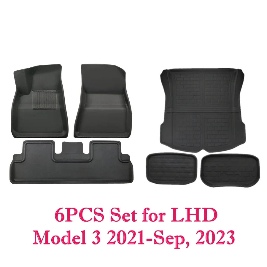 Newest Tesla Model 3+ 2024 Floor Mats 2023-2021