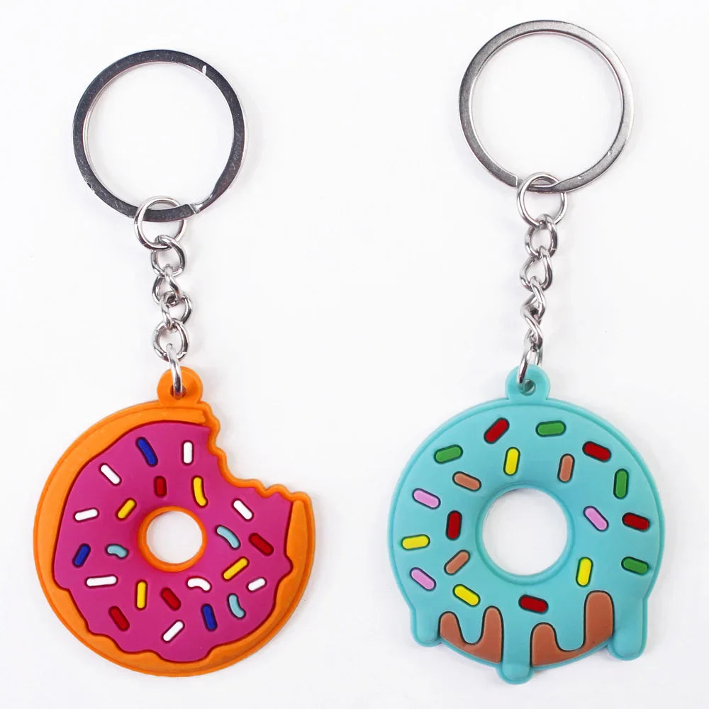 Creative Sweet Donut Keychain Party Favors Kids Food