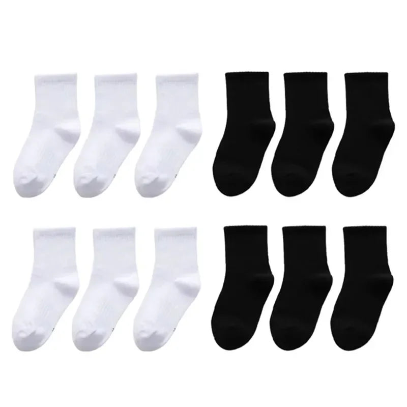 20 Pieces=10 Pairs Children Socks Spring&Autumn Cotton High