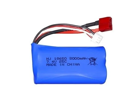 7.4V 3000mAh 18650 Lipo Battery for Wltoys 10428