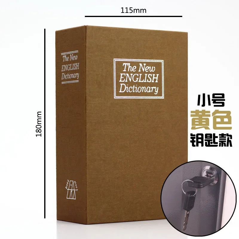 Dictionary Mini Book Safe Security Key Locker Money