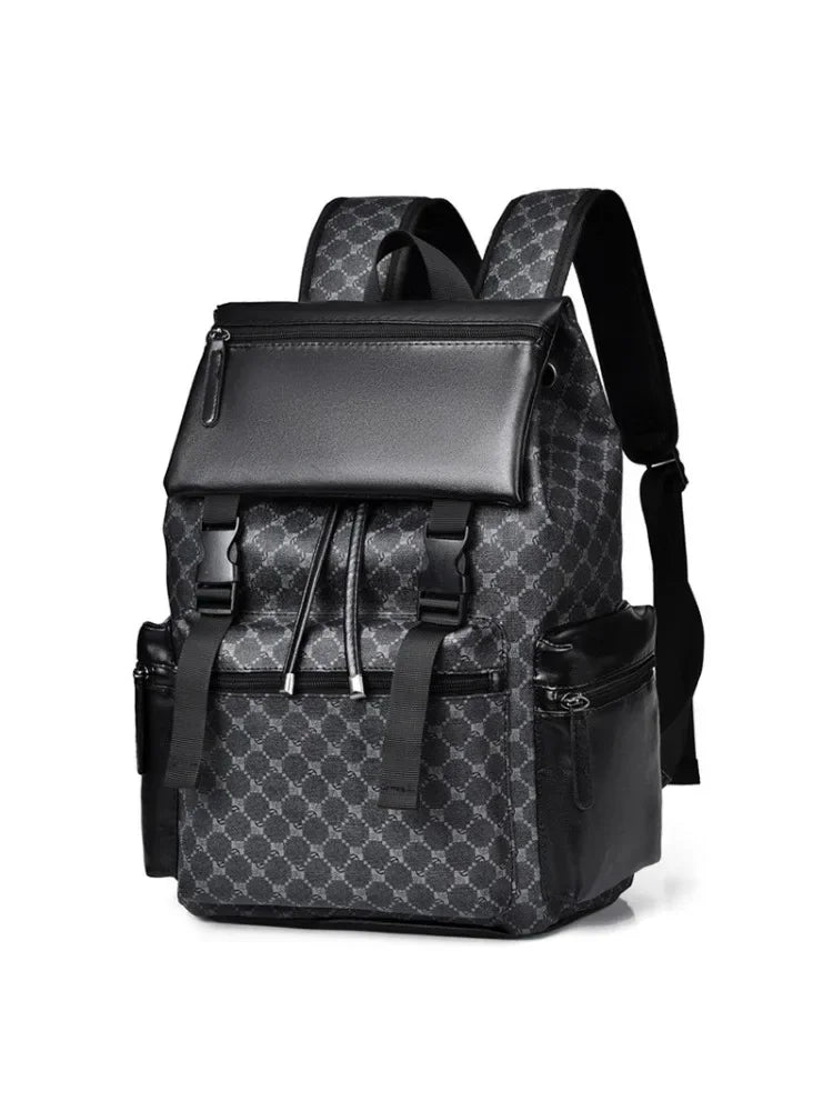 Business leather Travel Leisure Student large capacity men's