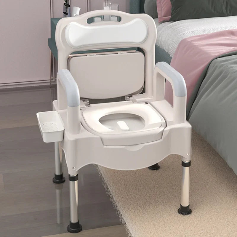 Bearing 300kg Toilet Stool Multifunctional Elderly Bathroom Chair