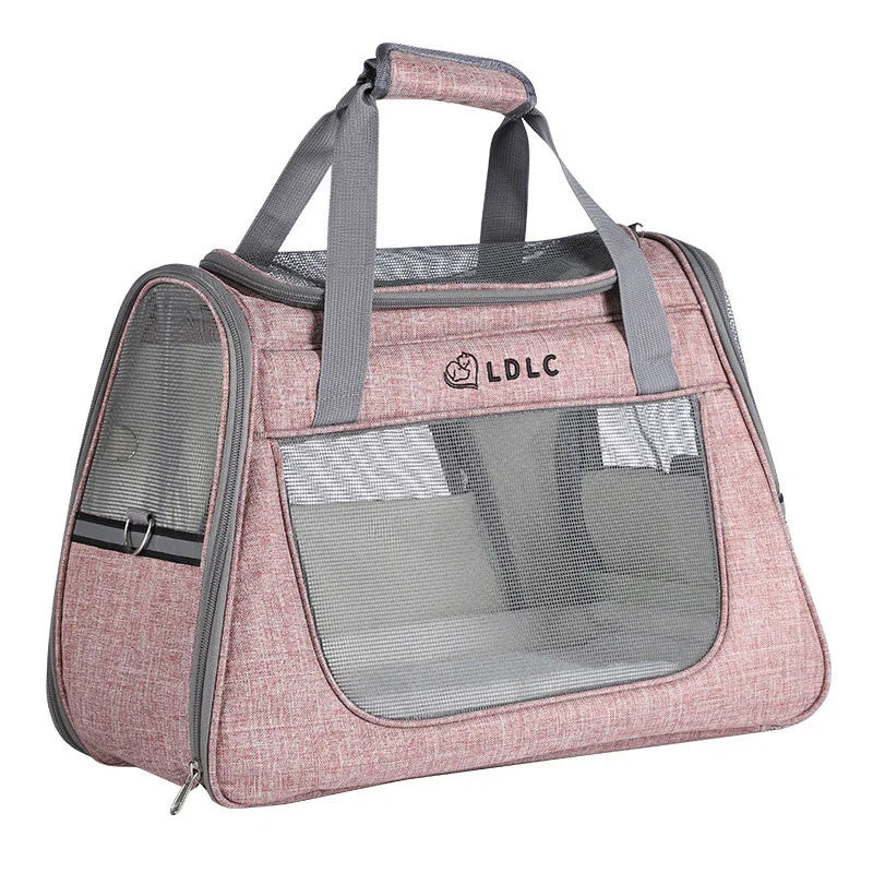 Outing Portable Breathable Puppy Carrier Pull Rod Box