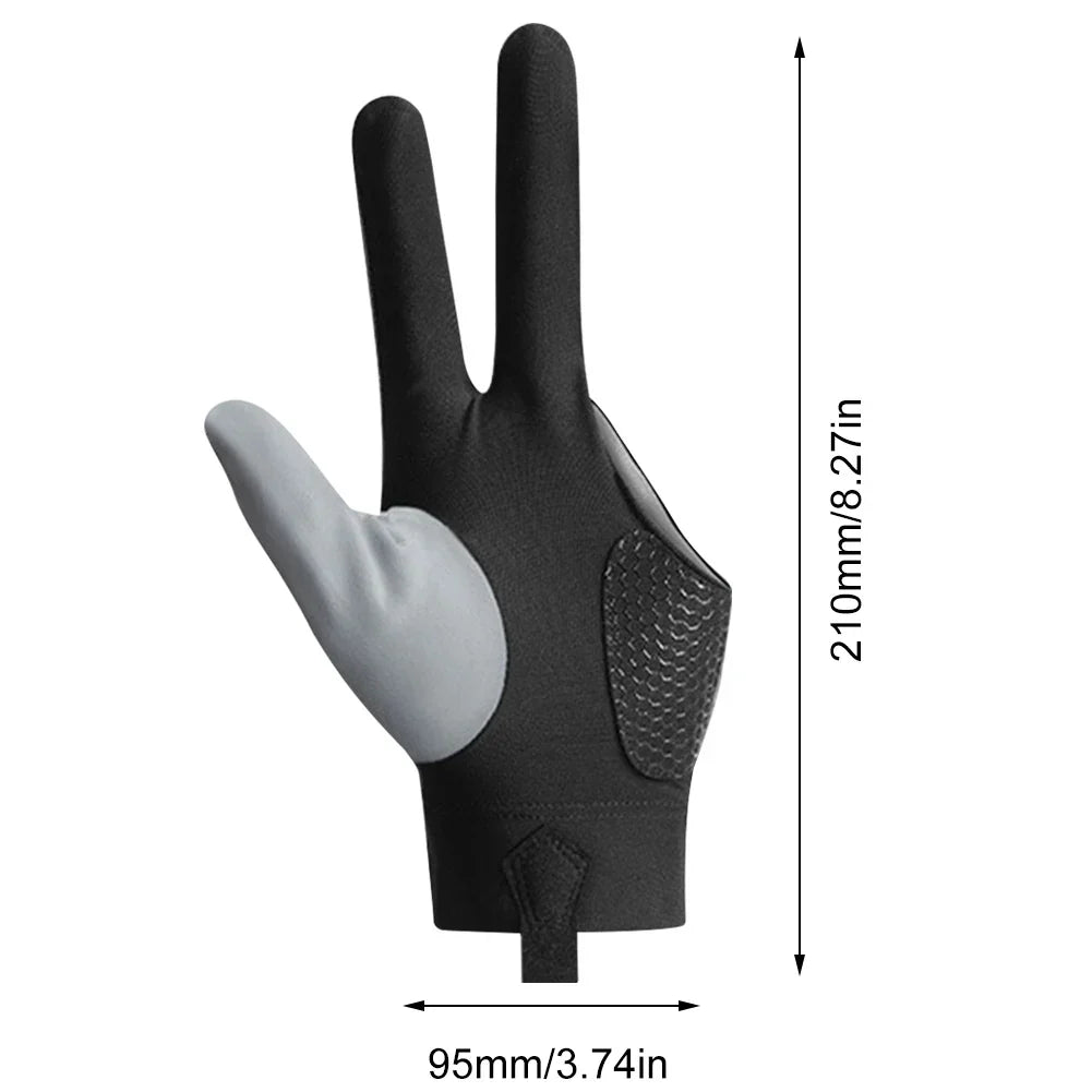 Billiards Glove Left Right Three Finger Snooker Billiard