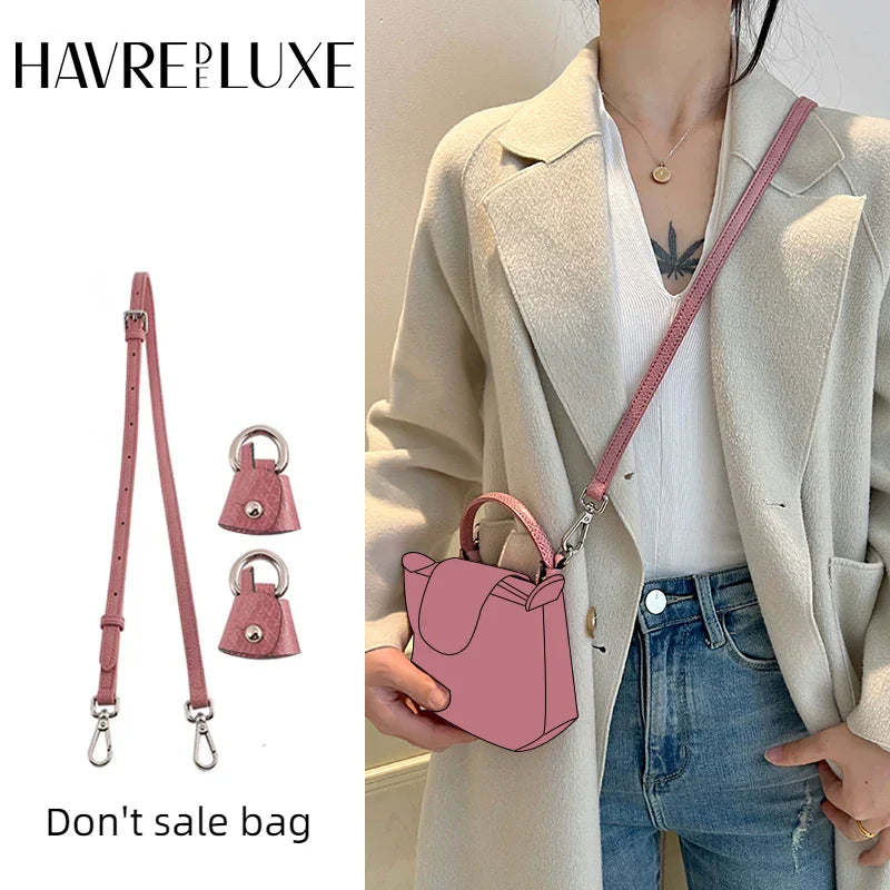 HAVREDELUXE Bag Strap For Longchamp Bag Strap Mini