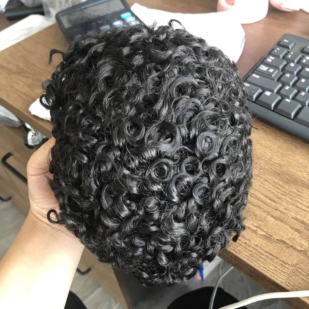 Undetectable Afo Man Jet Black 18mm Curly Micro