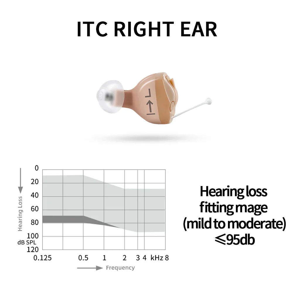 Signia Invisible Hearing Aid 8 Channel Programmable Digital