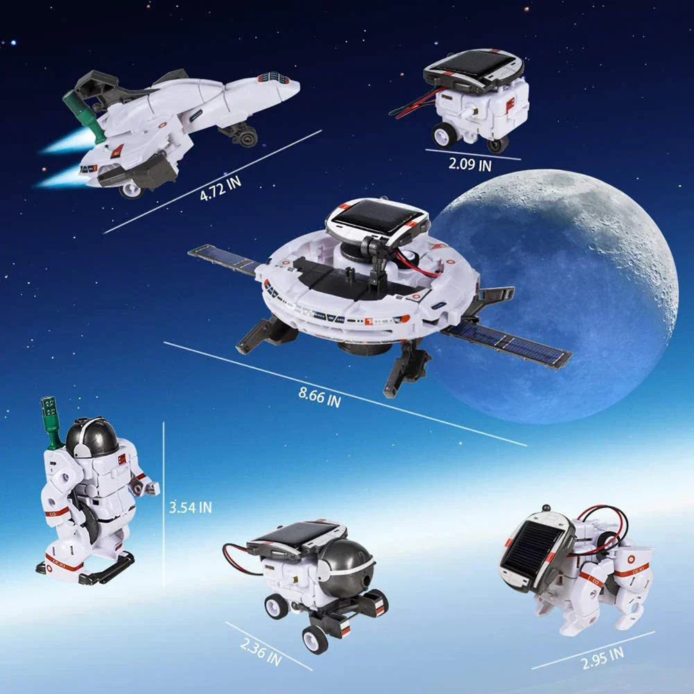 Creative In Solar Robot Car Space Ship Toys