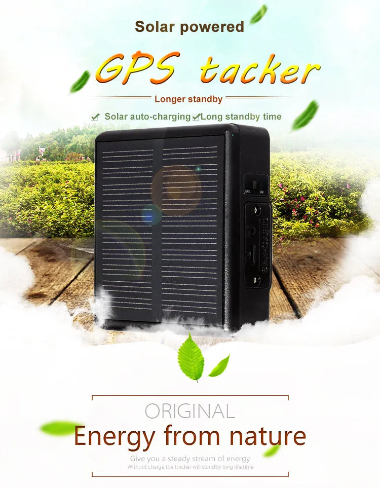 Mini Solar GPS Tracker RF-V24+ Waterproof IP67 WIFI