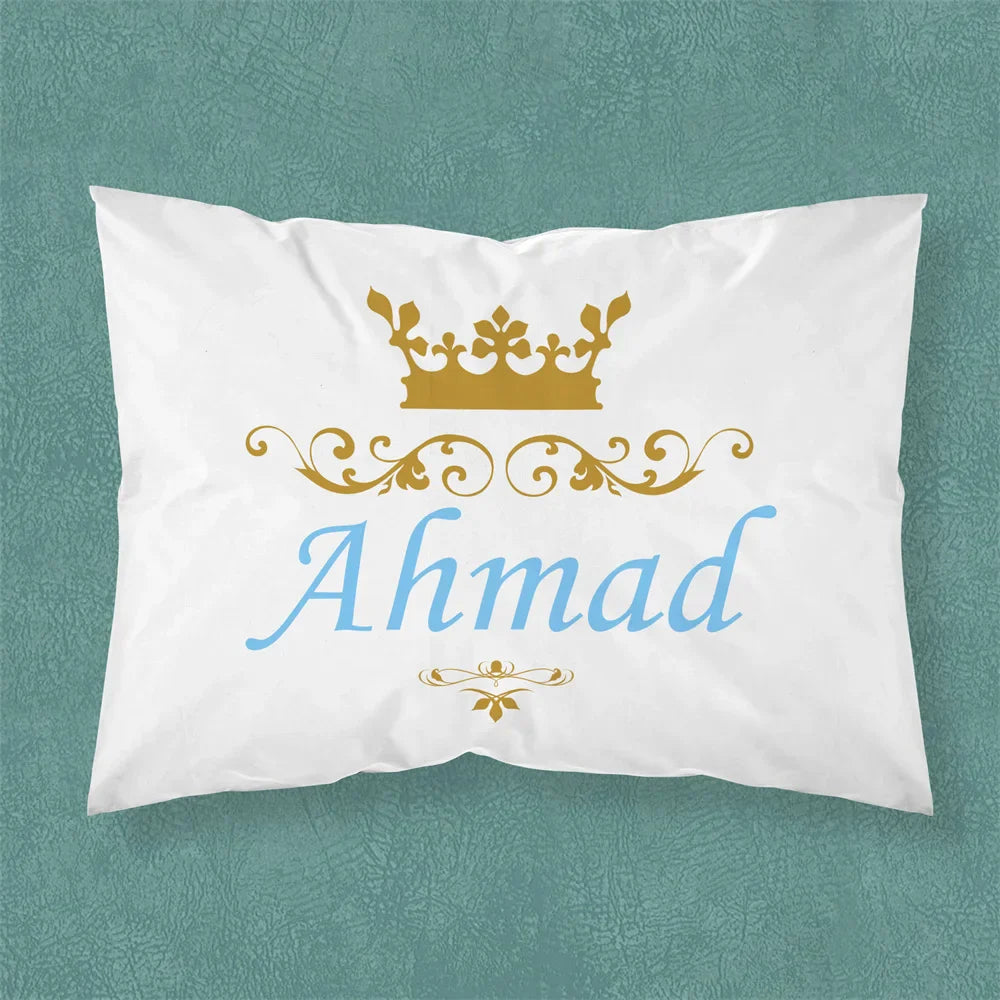Name Personalized Baby Crib Cushion Cover Cute Bed