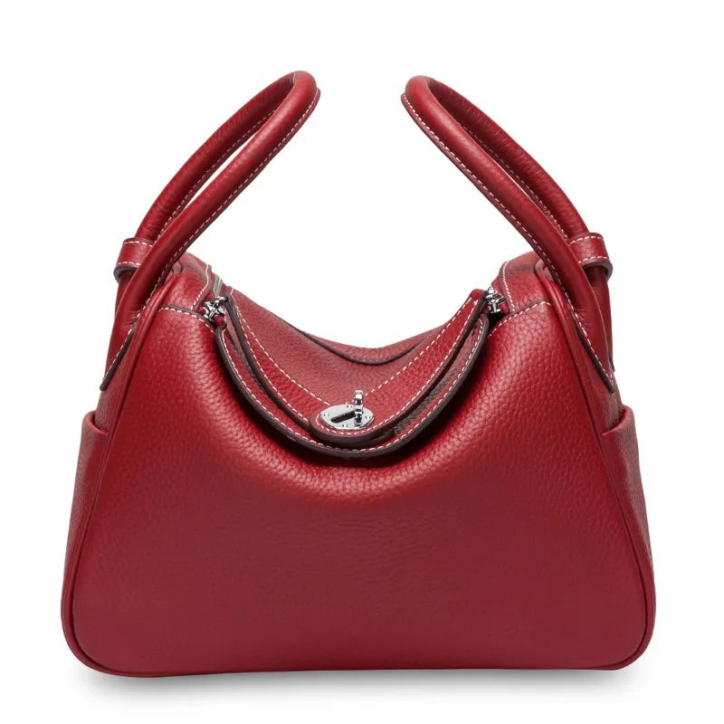 100 Cow Leather Lady Lindi Bag Brand Shoulder