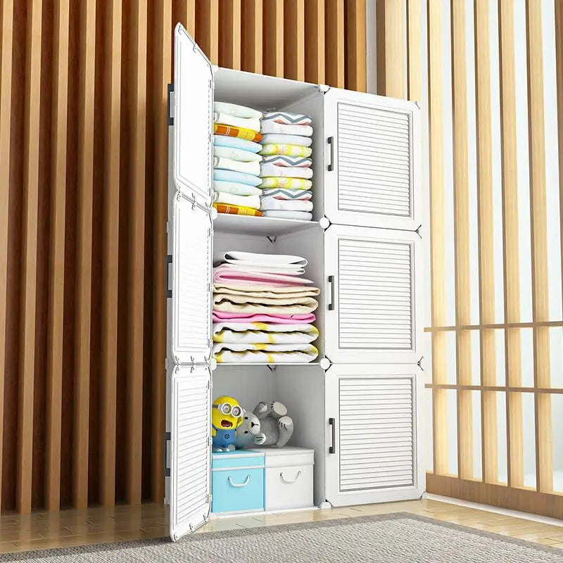 Large Size Clothes Folding Cabinets Splice Storage Toy