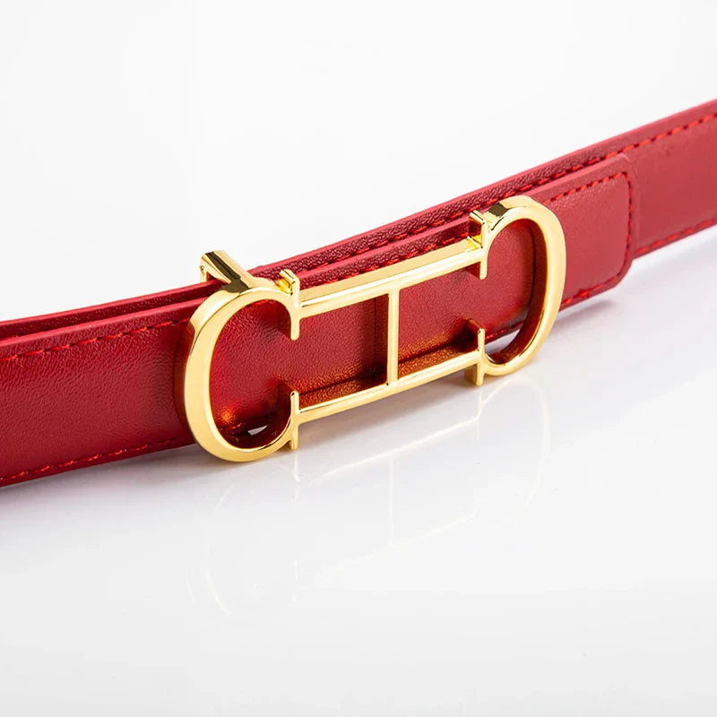 CHCH Women's Luxury New Leather Belt Fashion 2.5Cm