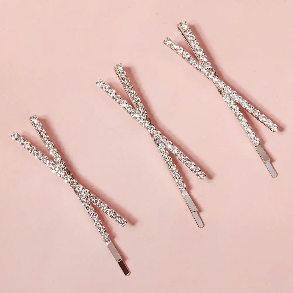 Miallo Fashion Rhinestone Hair Clips for Women Girls