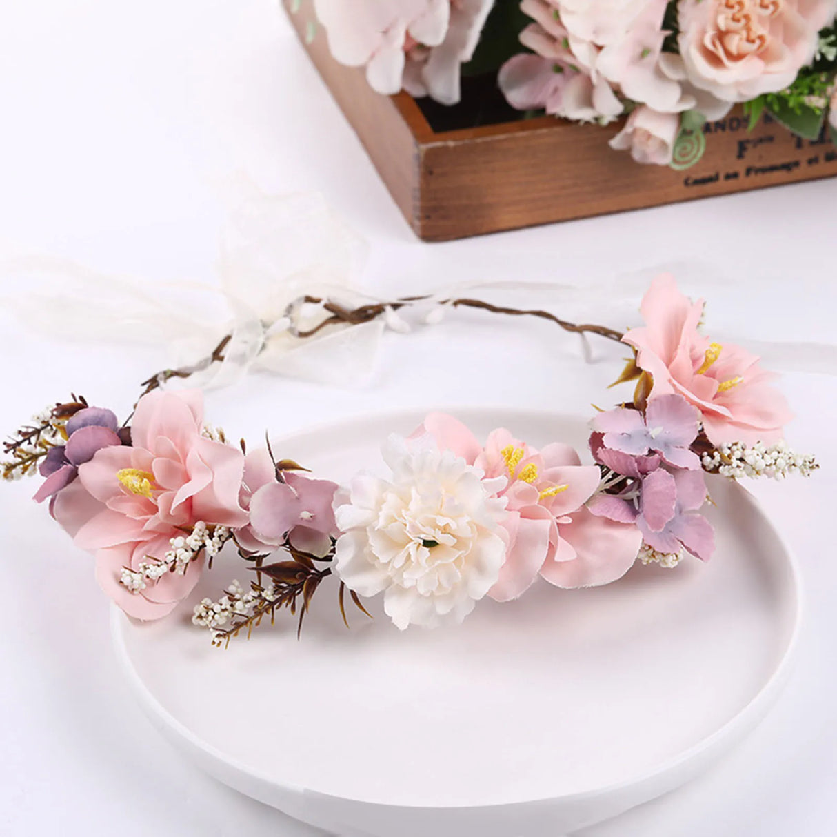 Boho Style Flower Headbands for Women Girls Floral