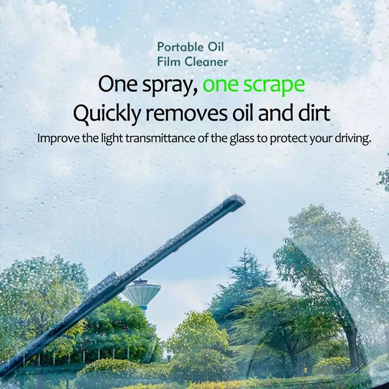 Car Windshield Oil Film Cleaner Glass Care and