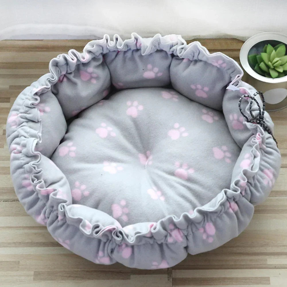 Dog Bed Small Medium Dogs Cushion Soft Cotton