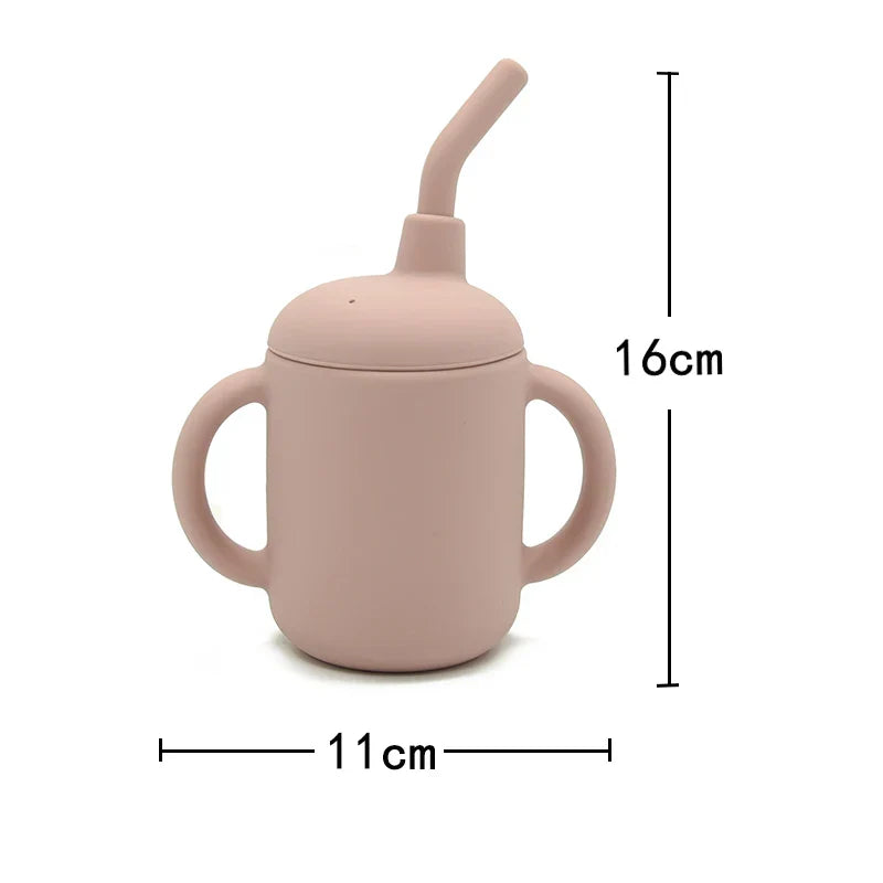BPA Free Kids Open Cup Silicone Drinking Mug