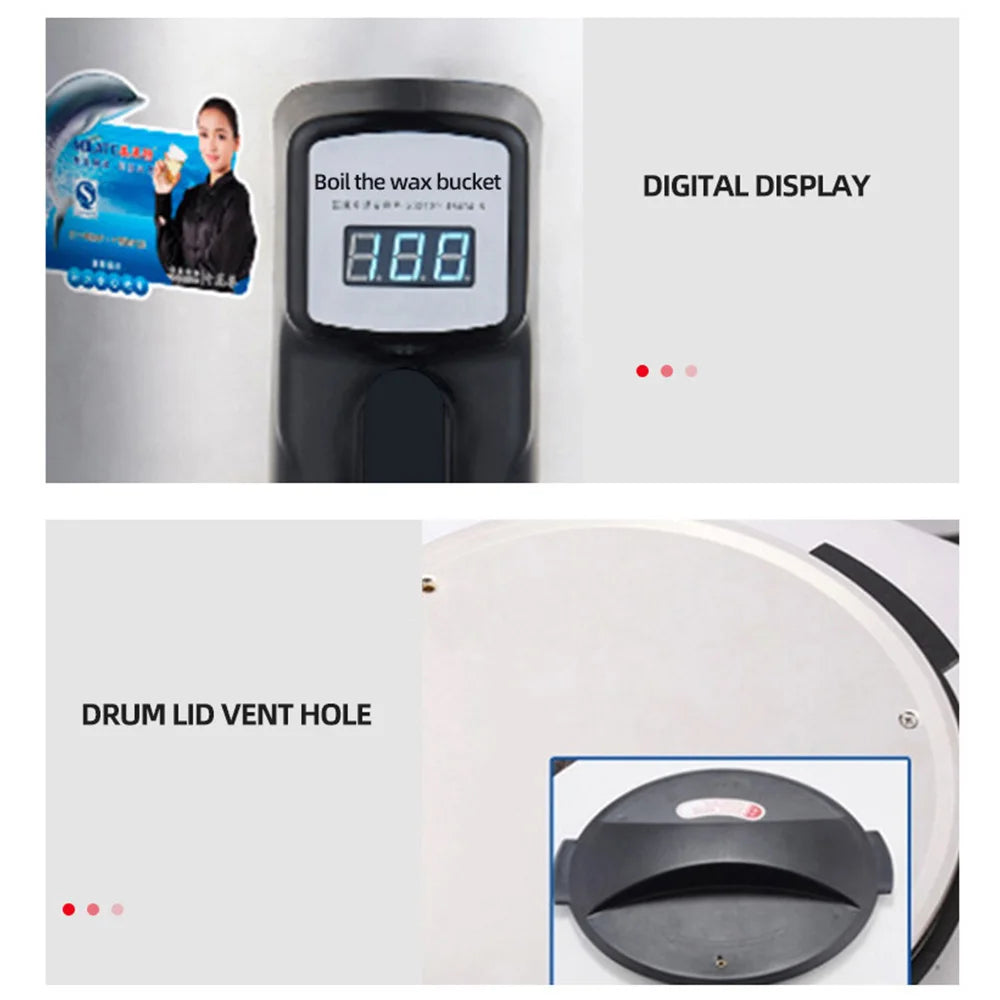 12L Electric Hot Wax Machine Wax Boiling Barrel