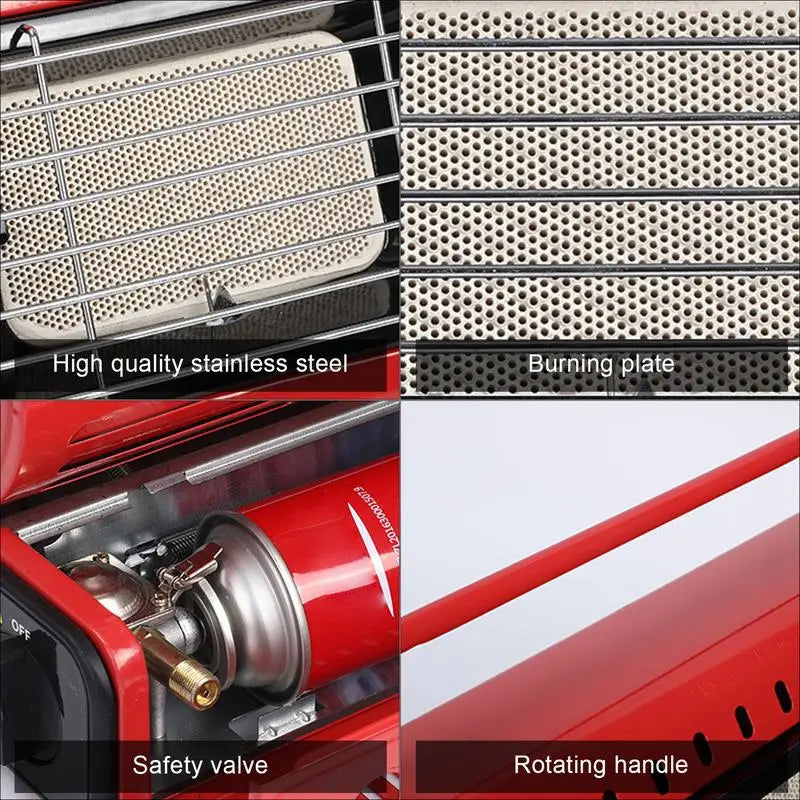 1.3KW New Outdoor Cooker Portable Gas Heater Travel