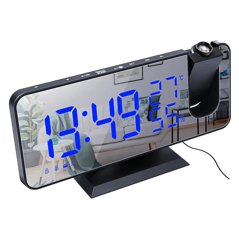 LED Digital Alarm Clock Table Watch Electronic Desktop