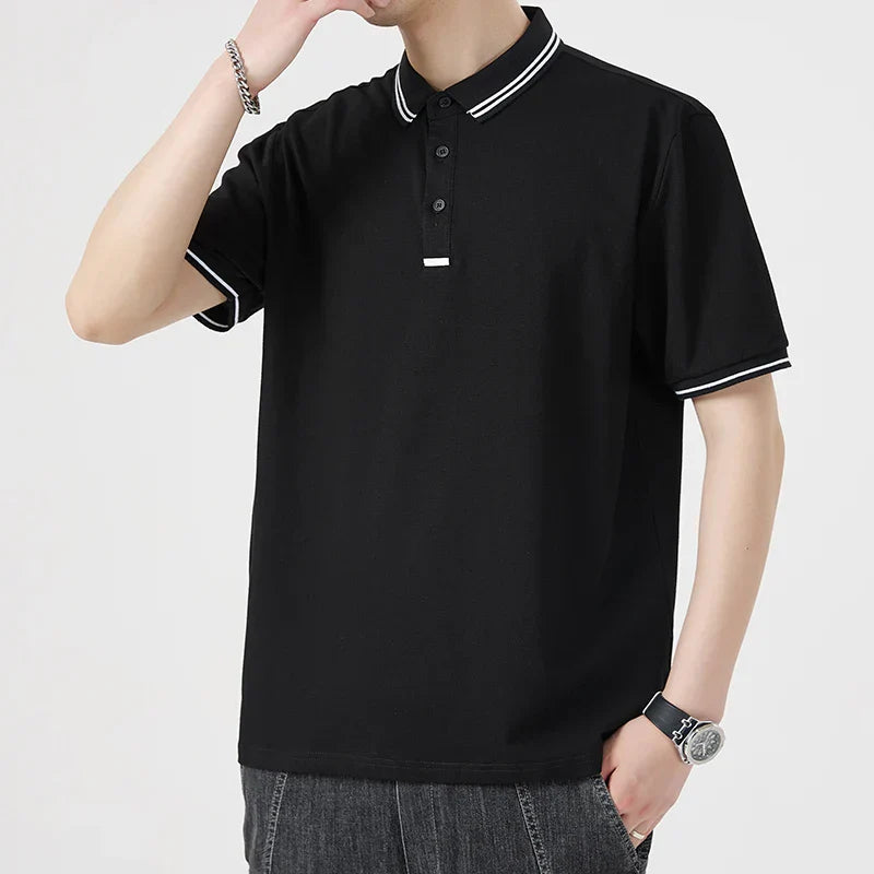 2024 New Mens Polo Summer Short Sleeve Polo