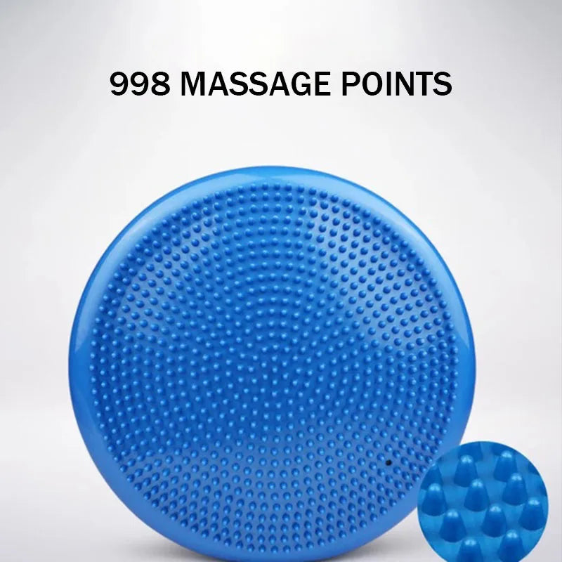 Yoga Balls Massage Pad Inflatable Stability Wobble Balance