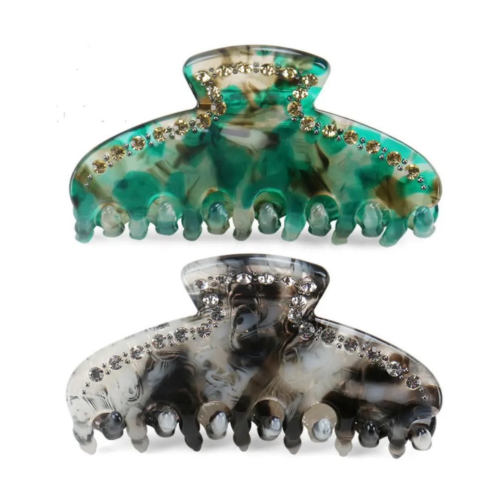 Classic Cellulose Acetate Hair Claw Clip for Women