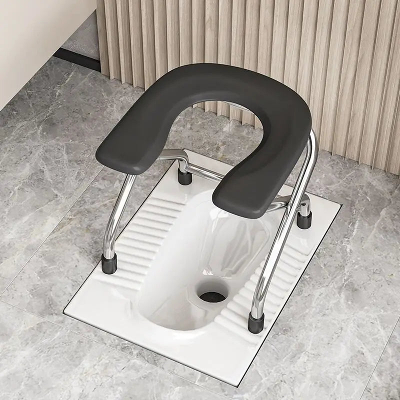 U Shape Pregnant Women Elderly Toilet Stool Bathroom