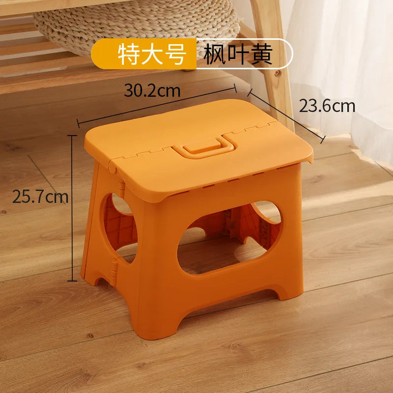 Portable Plastic Folding Stool Outdoor Fishing Stool Small